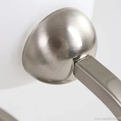 Wandlamp Capri staal/glas slaapkamer