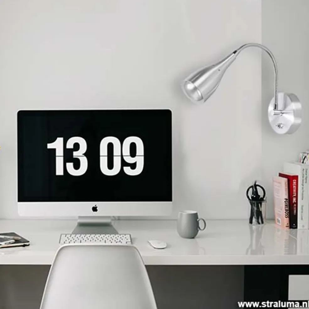 Wandlamp Elite aluminium strak modern