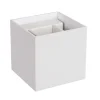 Wandlamp kubus wit verstelbaar incl. led