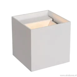 Wandlamp kubus wit verstelbaar incl. led