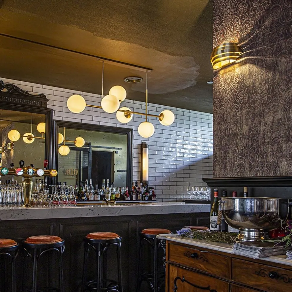 Wandlamp Scudo brass 20cm