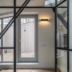 Wandlamp Stretto zwart/goud 30cm