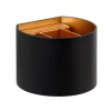 Wandlamp zwart/goud Xio up+down rond