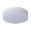 Witte LED plafondlamp IP44 met bewegingssensor