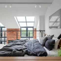 Witte 2-lichts opbouwspot GU10 verstelbaar