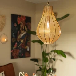 XL Light & Living druppel hanglamp goud oosters Micha