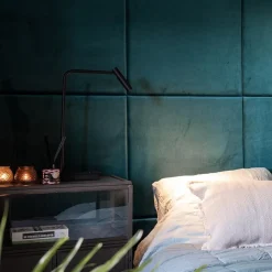 Zwarte bureaulamp met dimbaar LED verstelbaar