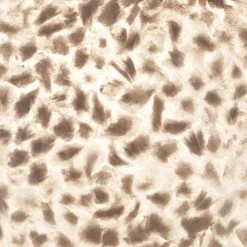 Zwarte driepoot tafellamp met witte schelpenkap