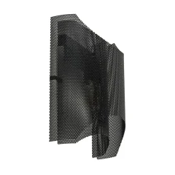 Zwarte wandlamp gaas